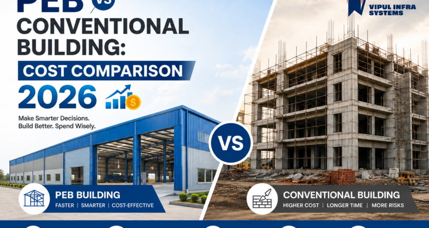 PEB vs Conventional Building Cost Comparison 2026 PEB vs Conventional Building