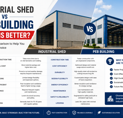 Industrial Shed vs PEB Bulding Which Is Better